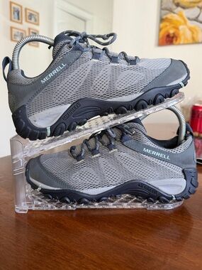 Merrell Yokota 2 E-Mesh Hiking Shoes – Charcoal/Grey – Women’s Size 7